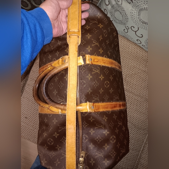 Louis Vuitton monogram keepall bandouliere 50 travel bag with strap - Picture 6 of 10